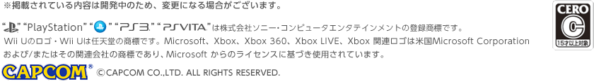 CAPCOM CO LTD. ALL RIGHT RESERVED