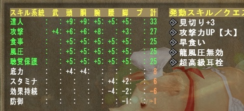 コルーデHSスキル