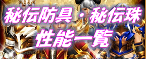 G級秘伝防具・秘伝珠の効果とスキルの性能まとめバナー